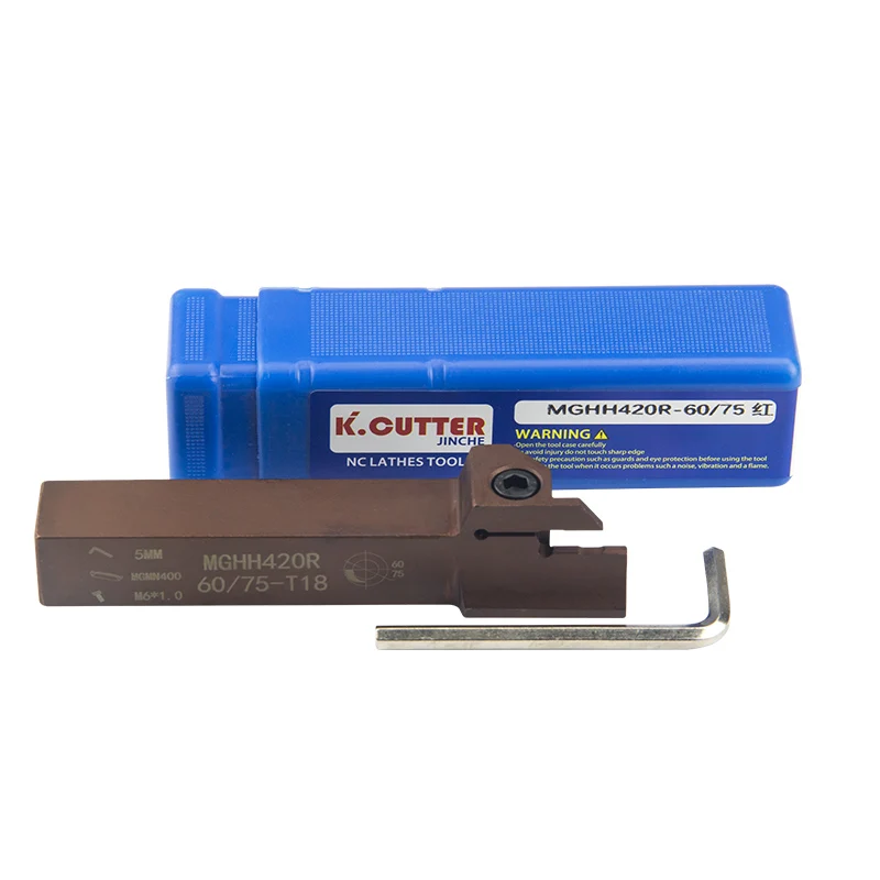 

MGHH MGHH420R 24/36 48/60 200/800 spring steel End Face CNC Lathe Arbor Inner Hole Grooving Turning tool holder MGMN400 insert