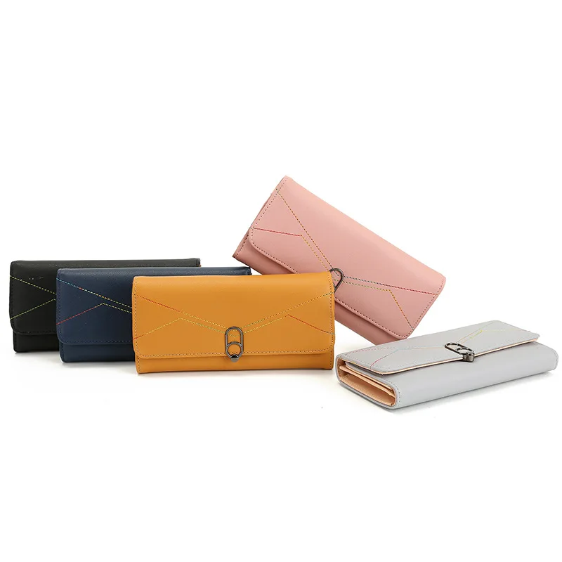 Зеркальный Солнечный Женский Длинный кошелек из искусственной кожи Модный