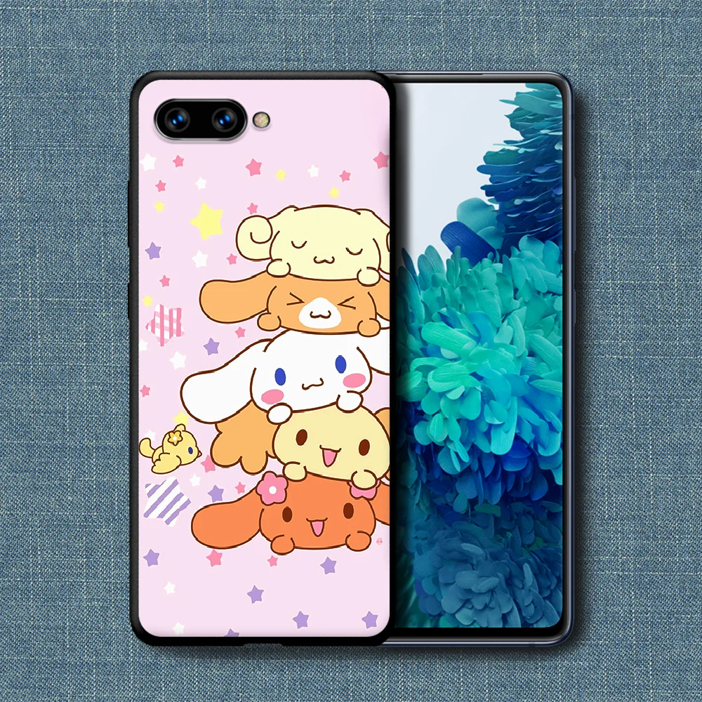 

Cartoon Cute Cinnamorolls Phone Case For Huawei Honor 6A 7A 7C 8 8A 8X 9 9X 10 10i 20 Lite Pro Play black Back Soft Funda