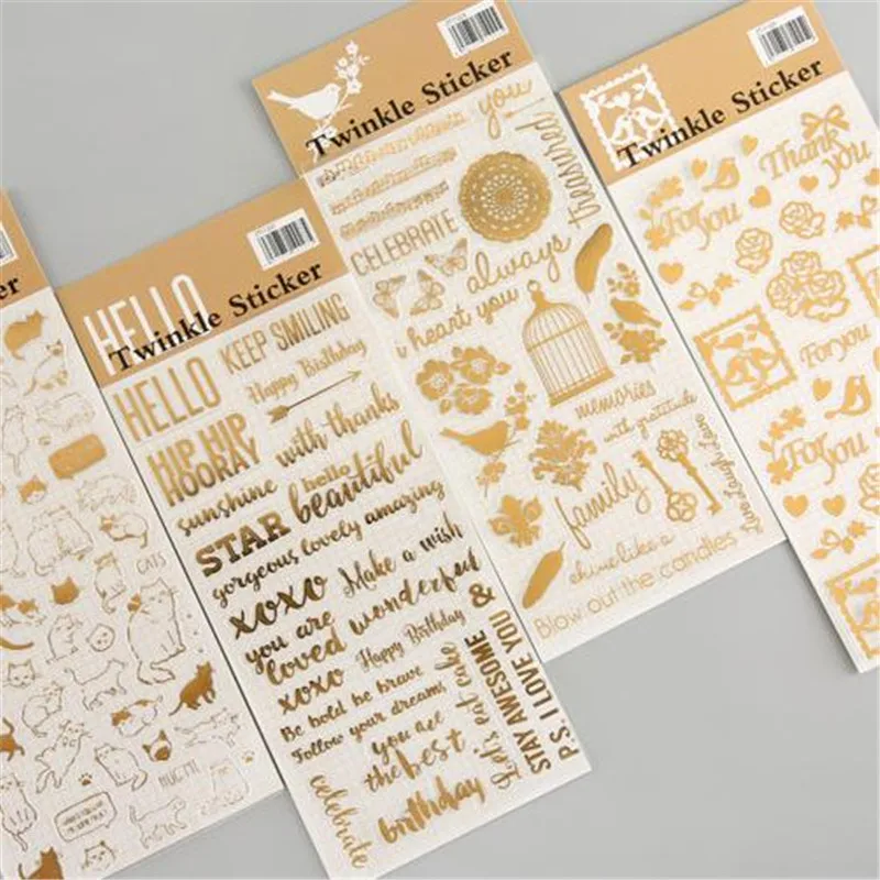 Милые сказочные мечтательные горячие наклейки для стемпинга серия повседневной