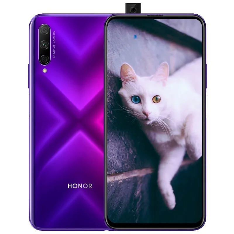 Новая модель,, Honor 9X Pro, смартфон, 4G, Android, подъемная камера, 48 МП, Kirin 810, 6,59 дюйма, ips, 2340X1080, 8 Гб ram, 256 ГБ rom