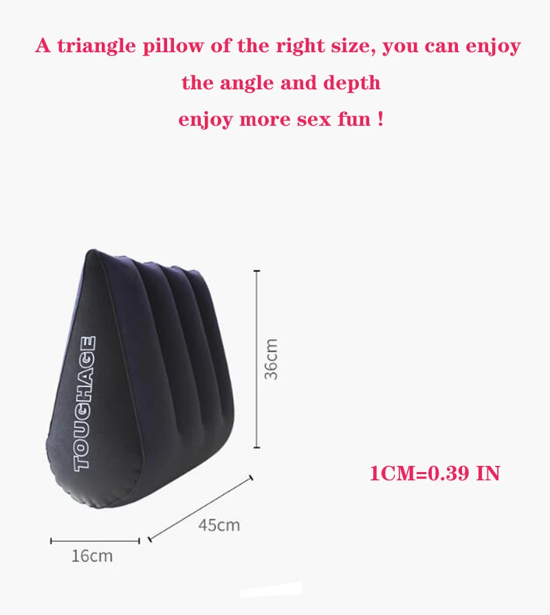Секс игрушка из ПВХ Волшебная треугольная подушка для пар больше удовольствия от