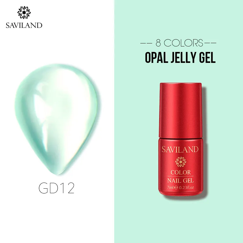 7ml GD12 Vrenmol Гель-лак для ногтей Опаловый Желейный гель полупрозрачный лак прозрачный молочно-белый цвет дизайн ногтей Маникюр УФ-гель Полупостоянный лак - Цвет: 7ml GD12