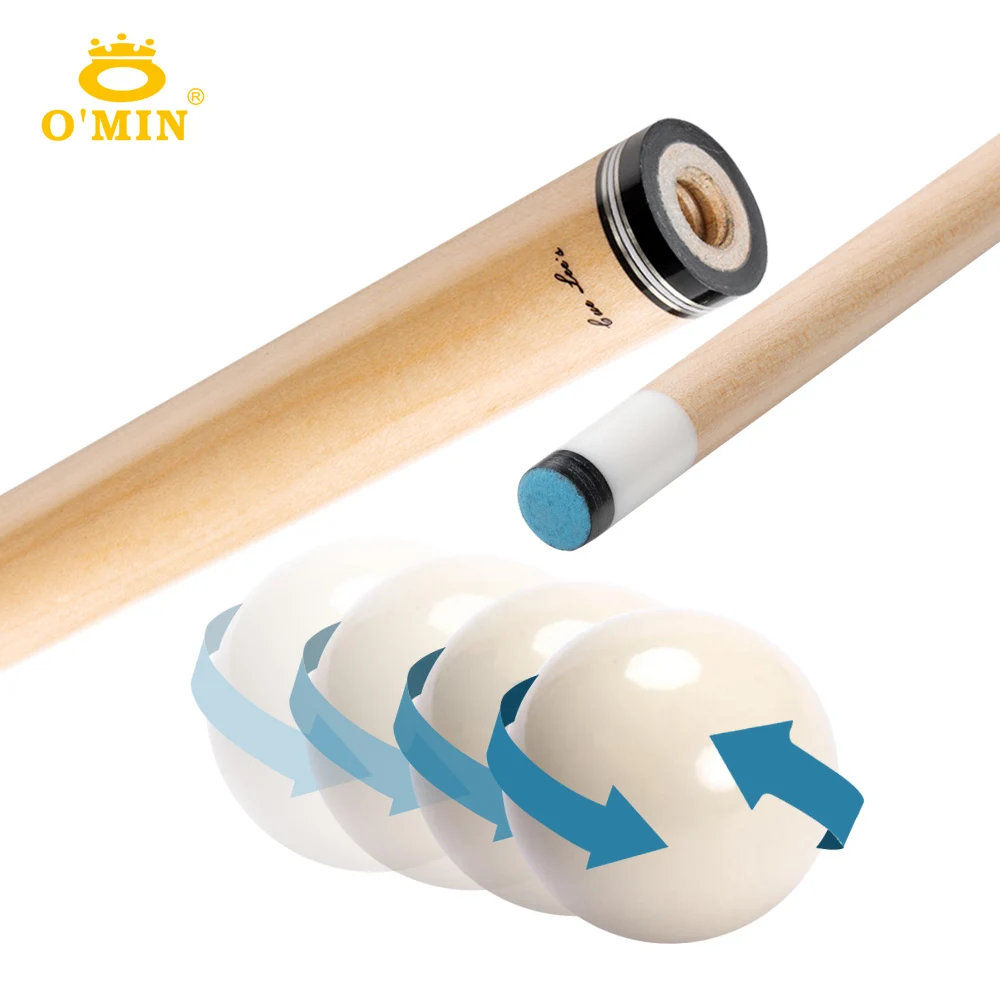 OMIN XF C бильярдный бассейн cue8mm наконечник кленовый вал кожаный захват радиальный