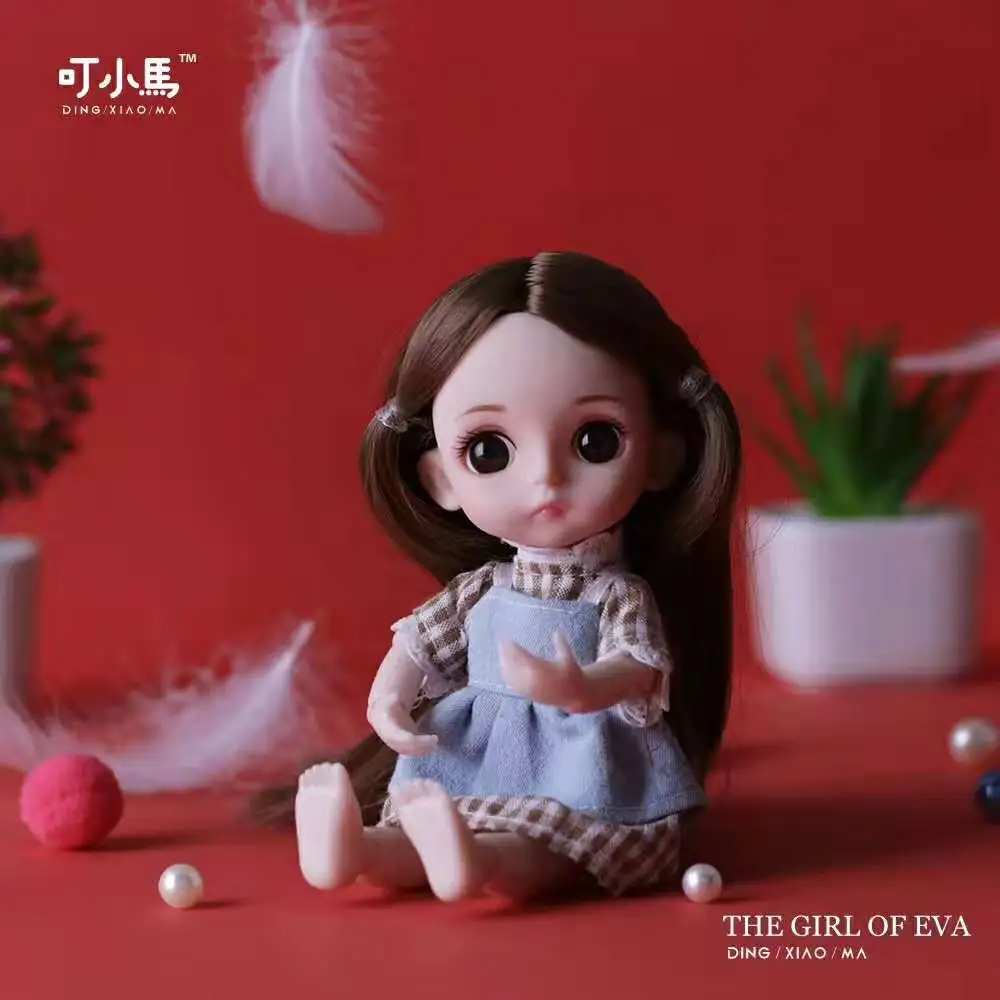 Мульти-шарнир bjd кукла с одеждой игрушка Мульти-шарнир мини игрушка Моделирование 3D кукла обнимается подарок мягкое тело для девочки игрушка