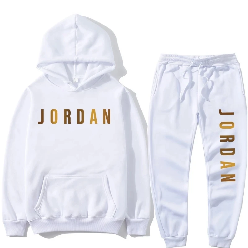 

2021 New Brand JORDAN 23 Coat+Pant Men Set Clothing Men's Fashion Tracksuit Casual Sportsuit Men Hoodies Sweatshirts Sportswear