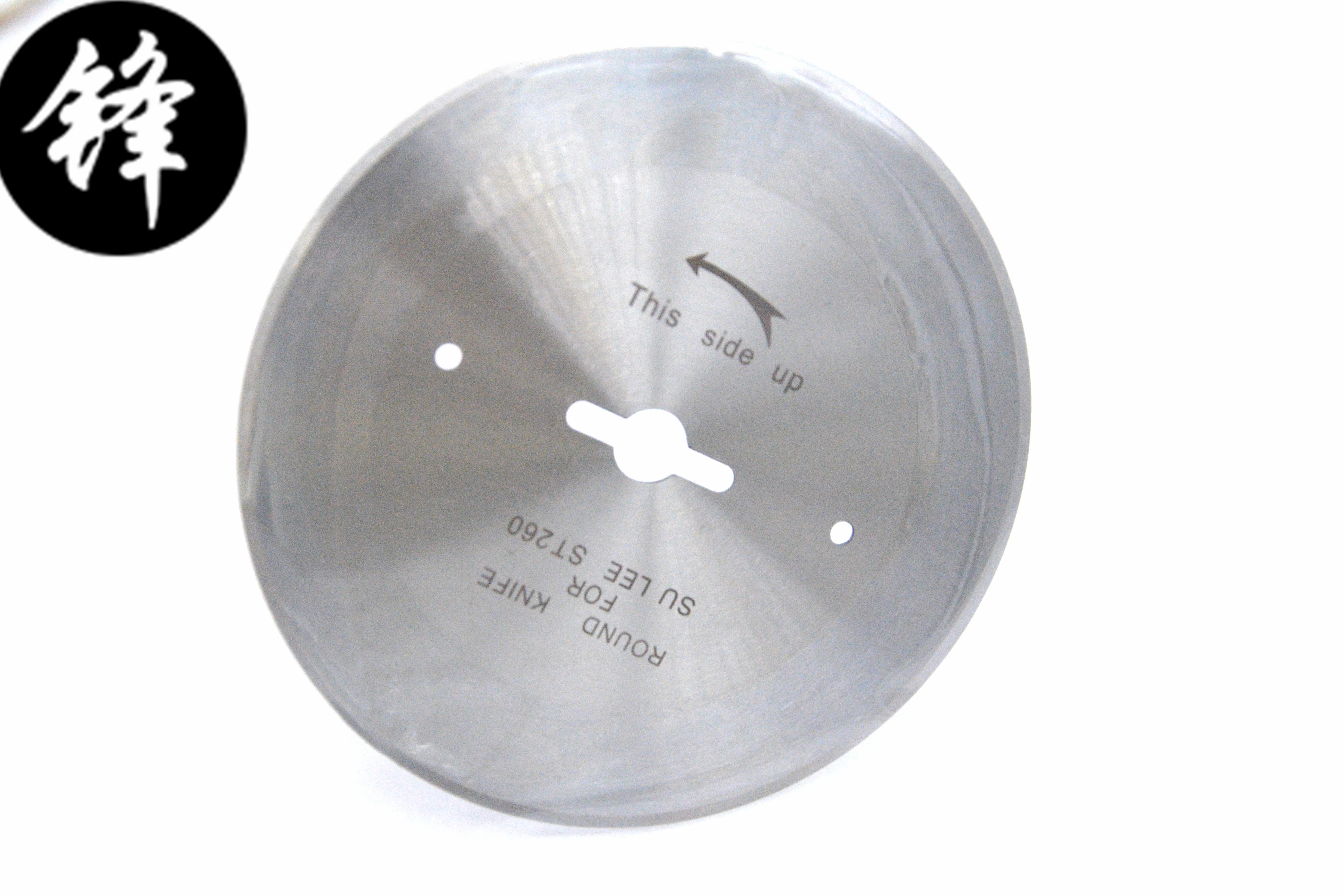 

TAIWAN SU LEE Model CUTTING CLOTH MACHINE PARTS ROUND KNIFE FOR SU LEE ST260 HIGH SPEED STEEL RS4-1/4 108*10.0*1.20