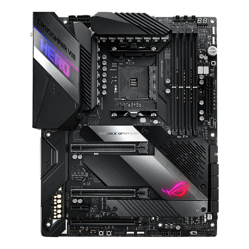 ASUS ROG CROSSHAIR 8 HERO Настольная компьютерная игра X570 материнская плата C8H Новый