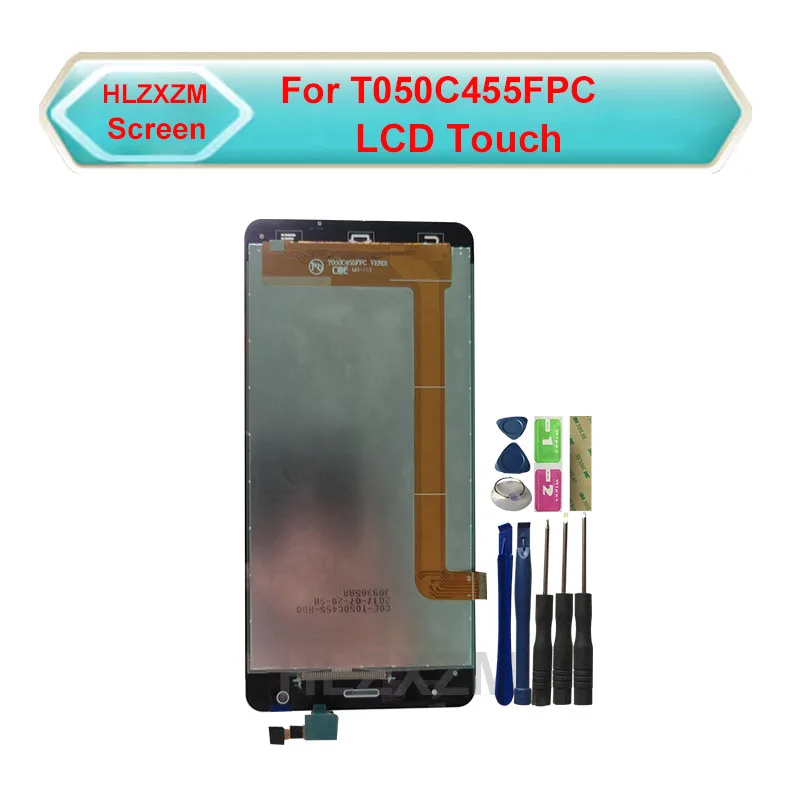 

Для T050C455FPC ЖК-дисплей с сенсорным экраном дигитайзер в сборе Замена датчика с инструментами