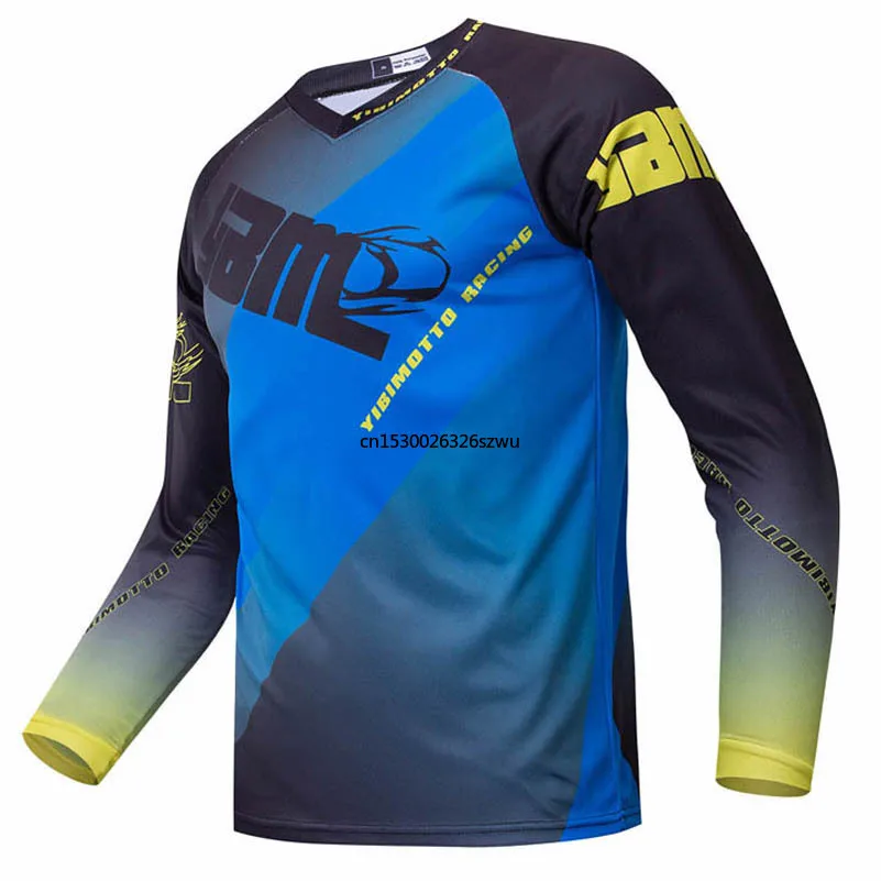 

Джерси для мотокросса, горнолыжная майка, MX, рубашка для горного велосипеда, велосипедная майка, быстросохнущая одежда для горного велосипе...