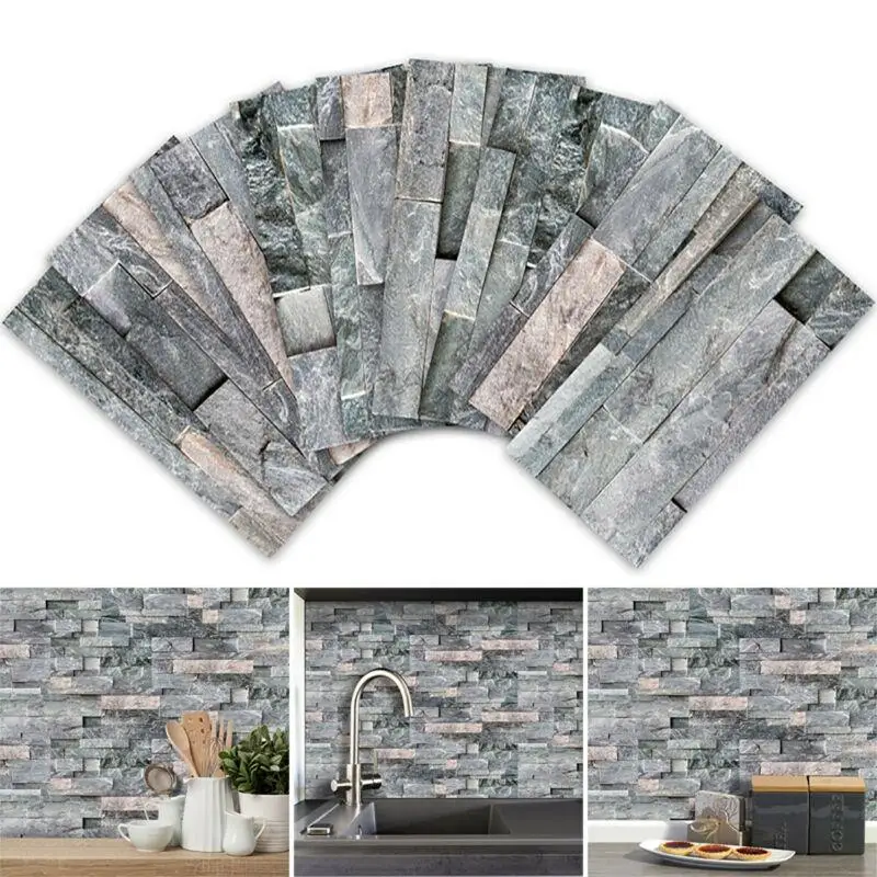 9 шт. мозаика стикеры кухонные плиточные наклейки ванная комната самоклеящиеся