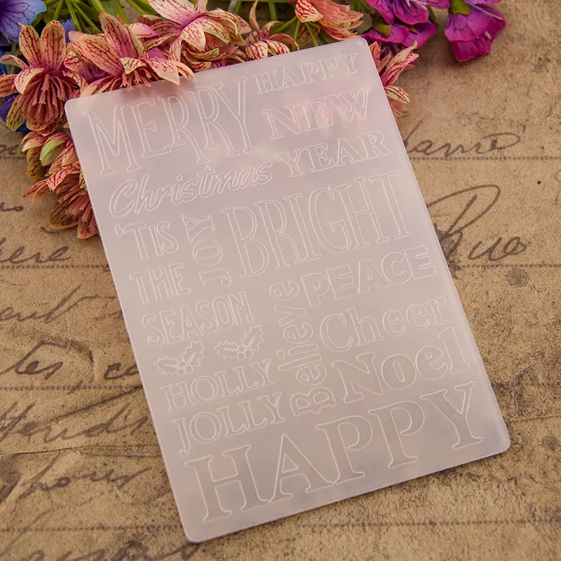 NCraft папки для тиснения EM094 Пластик папка Скрапбукинг DIY Фотоальбом карты|Папки