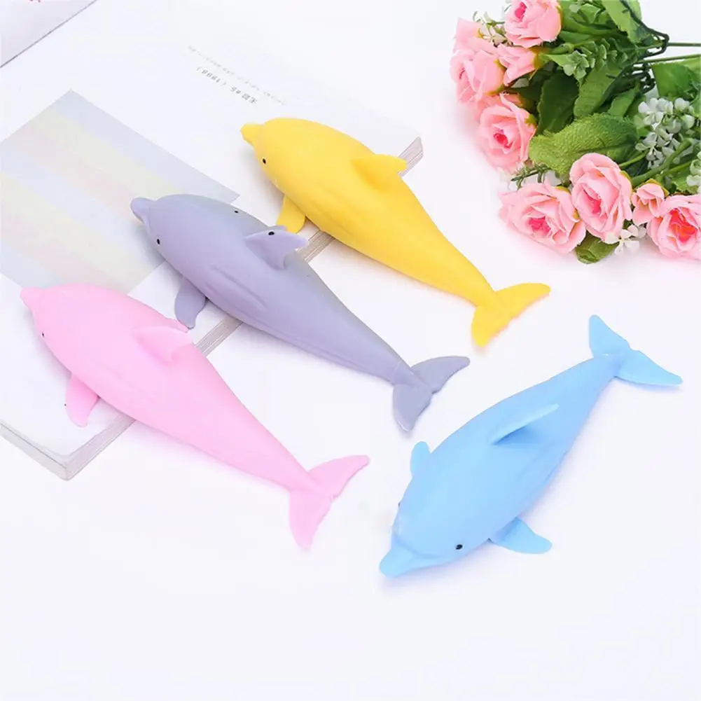 

Simulation TPR Dolphin Shape Dcompression Toy Can Be Stretched Freely Decompression Toy Childrenâ€™s Gift pop it 2021 fidget toys