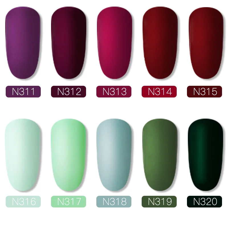 NAILWIND матовый Гель лак для ногтей 2 шт./компл. гибридное полуперманентное УФ