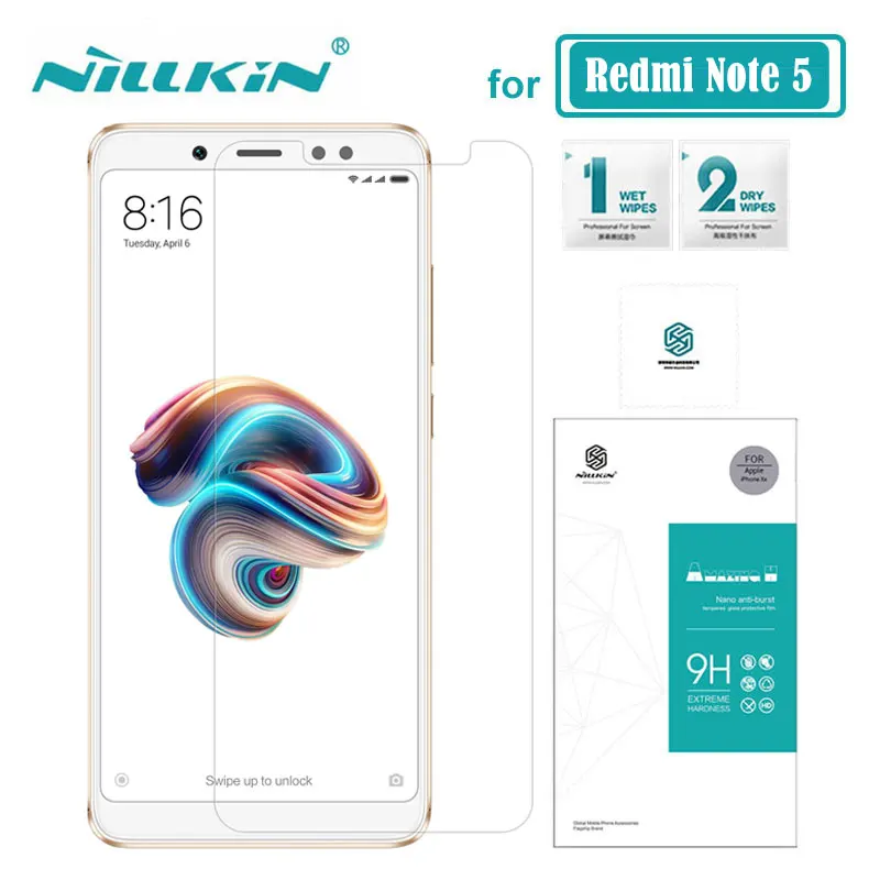 Redmi Note 8T стекло Nillkin H 0,33 мм защита экрана закаленное стекло для Xiaomi Redmi Note 7 8 Pro 7S глобальная версия
