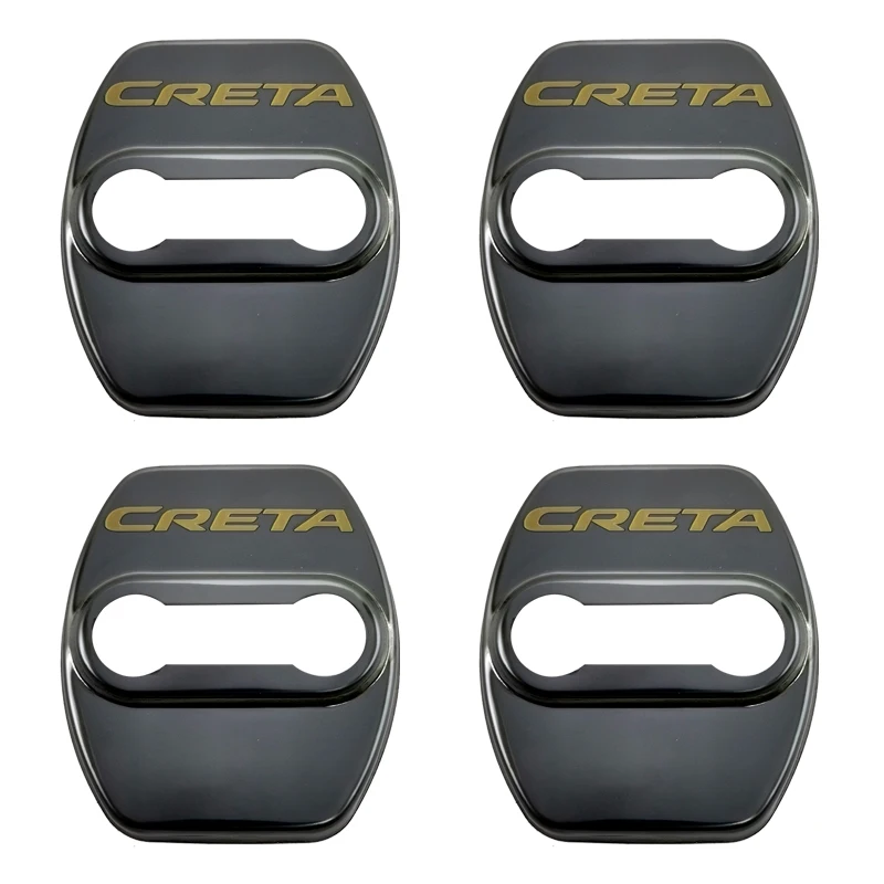 4 шт. защитные наклейки на дверной замок автомобиля для Hyundai creta | Автомобили и