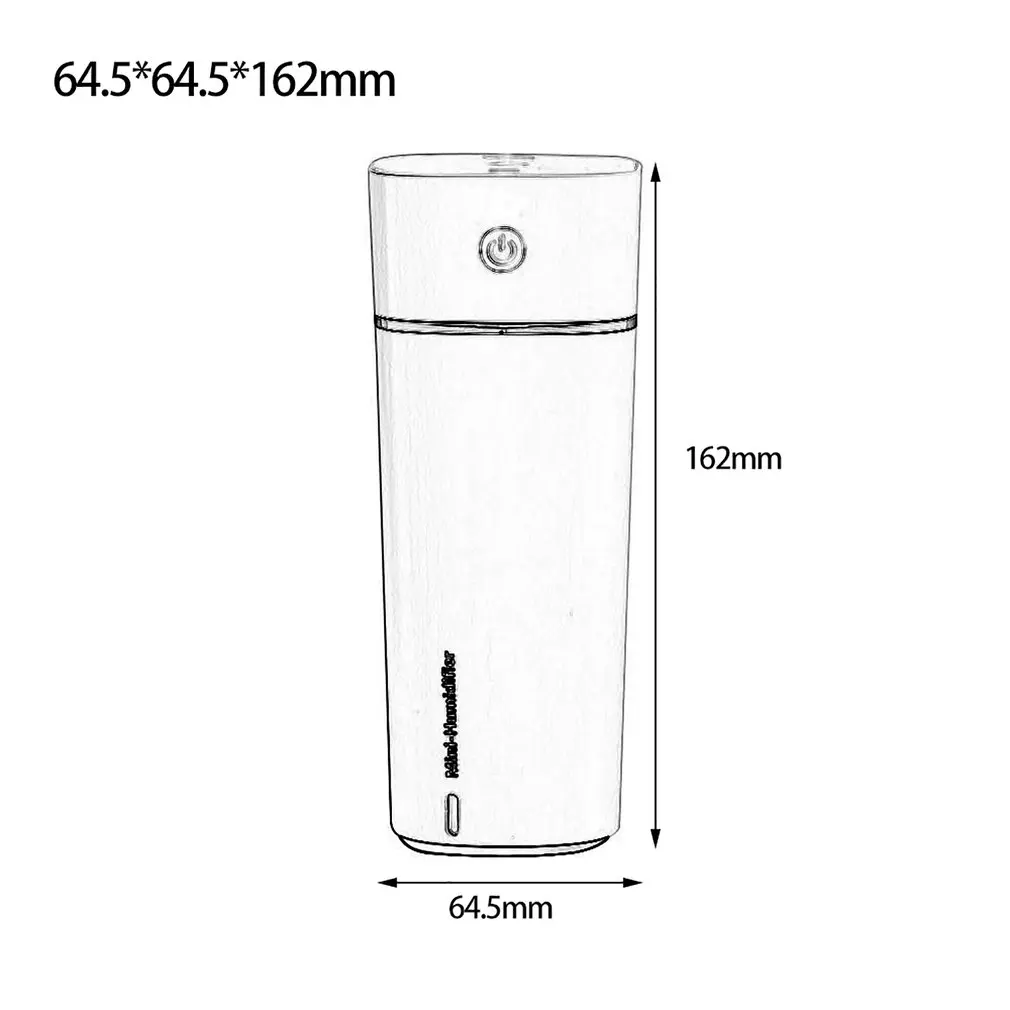 

Mini Ultrasonic Aroma Essential Oil Diffuser Lunar Light Cool Mist Humidifier for Home Room Study Yoga Spa