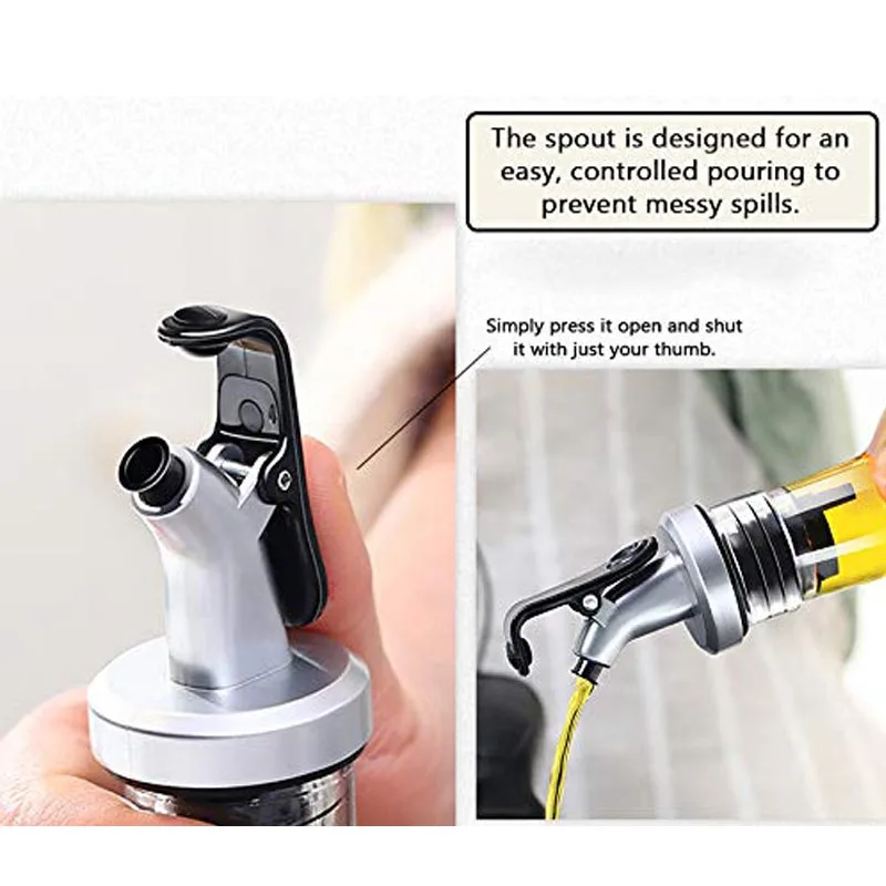 Диспенсер для масла и уксуса дозатор вина с распылителем без капель из