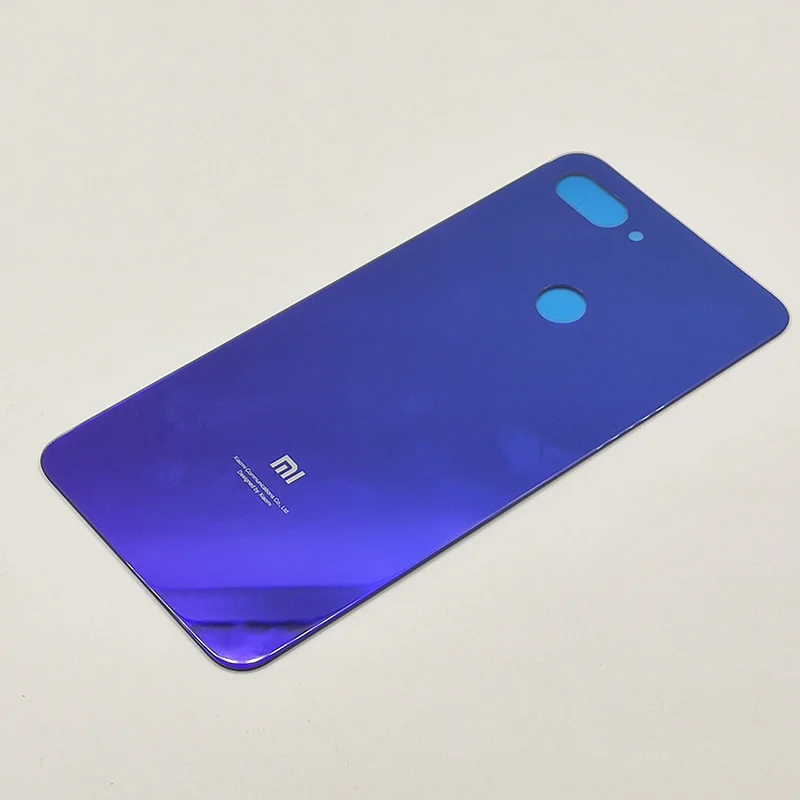 Xiaomi mi 8 Lite Задняя крышка батареи закаленное стекло Задняя Дверь Корпус Крышка Замена для Xioa mi 8 mi 8 Lite чехол для телефона