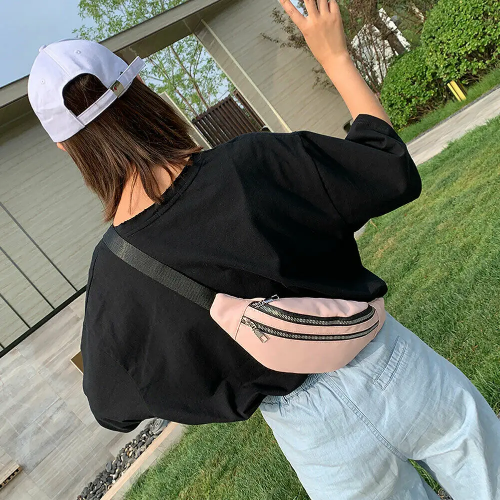 Забавная поясная сумка для женщин праздничная нагрудная сумочка на молнии