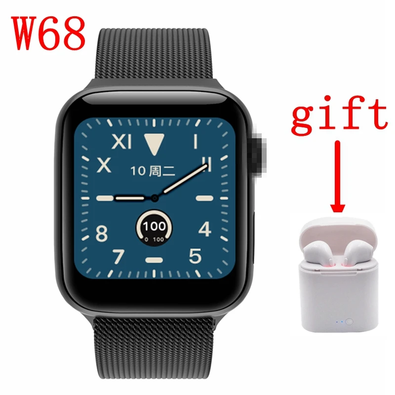 12 Часы 5 IWO 12 Pro Bluetooth Смарт часы W68 1:1 Смарт часы 44 мм чехол для Apple iOS Android телефон сердечного ритма PK IWO 11 lite P70 - Цвет: 12