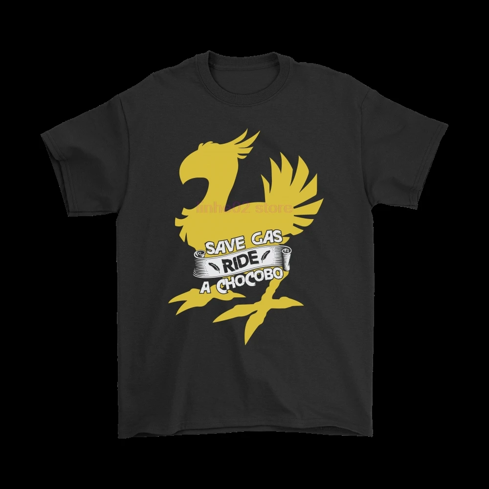 Save Gas Ride A Chocobo Final Fantasy рубашки|Мужские футболки| |