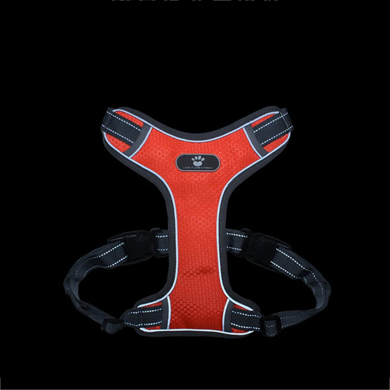 Взрывобезопасный ошейник для собак регулируемый светоотражающий жилет