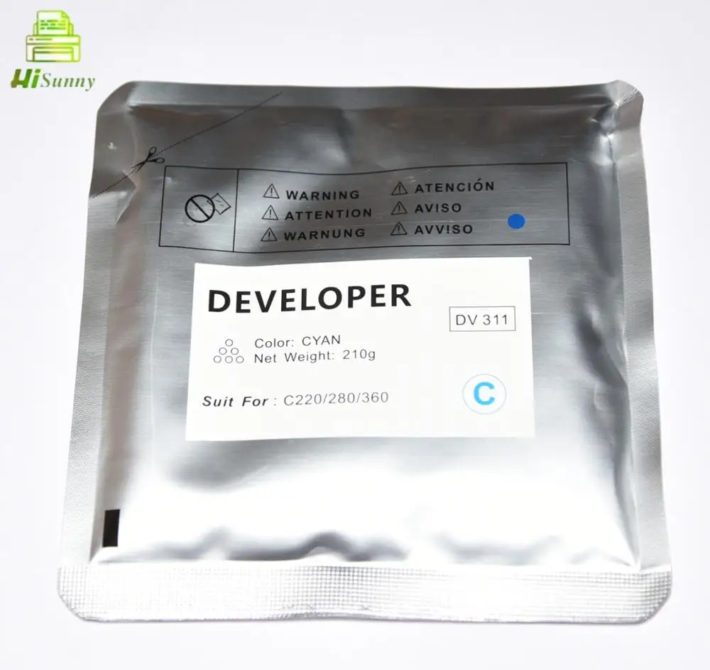 210G * 4 DV311 DV-311 для Konica Minolta Bizhub C220 C280 C360 360 280 копировальный аппарат разработчик
