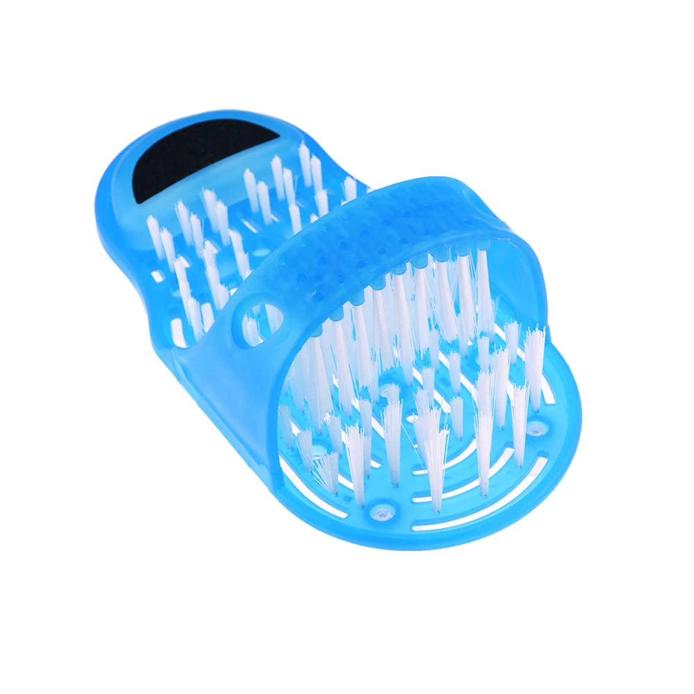 

Plastic bath shower bath foot massage slippers shoe brush pumice scrubber foot spa shower to remove dead skin foot care tools