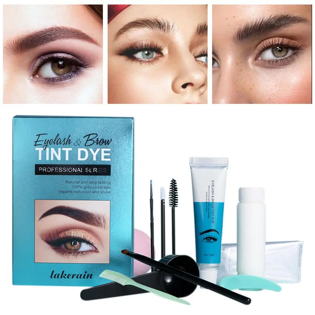 

Eyebrow Dye Tint Set Waterproof Long Lasting Eyebrow Tinting Kit