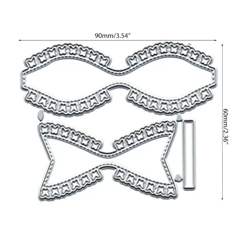 

DIY Lace Cutting Dies Embossing Stencil Template for Scrapbooking Embossing Paper Card makingJD052418