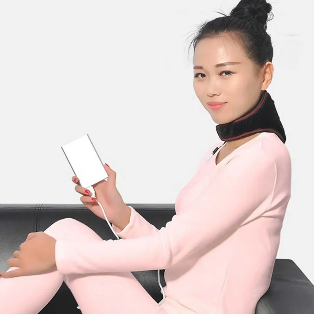 Электрический нагревательный шейный протектор портативный Usb Графеновый