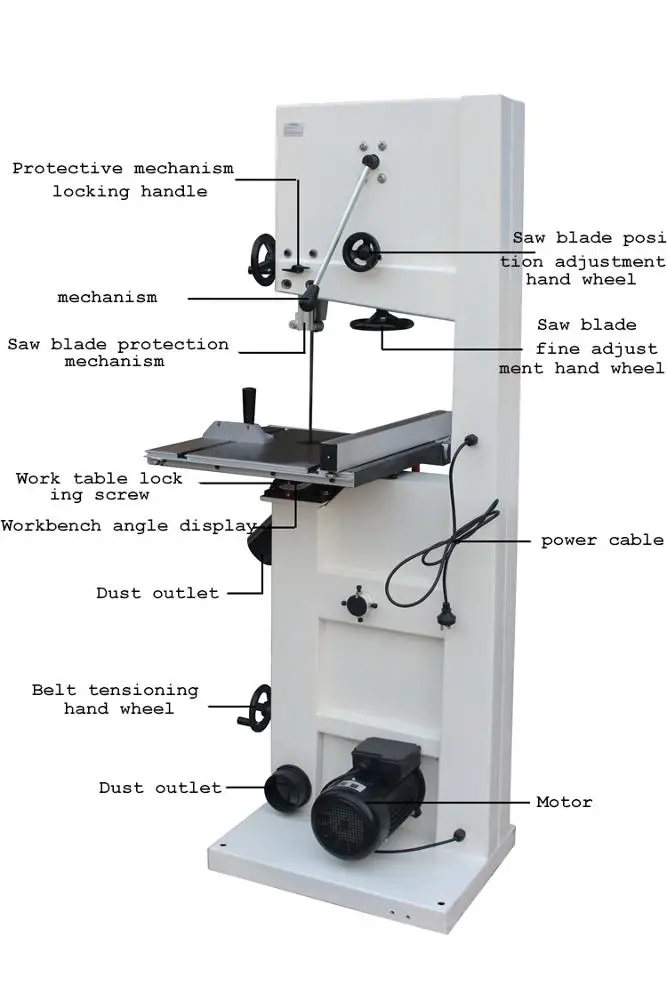 16 Inch 1500W Vertical Wood Cutting Band Saw Machine for Processing | Инструменты