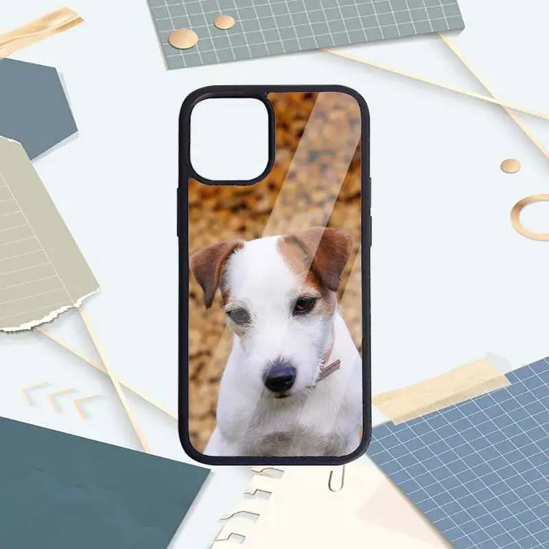 

Jack Russell Terrier cute dog animal Phone Case PC For iPhone 11 12 pro XS MAX 8 7 6 6S Plus X 5S SE 2020 XR