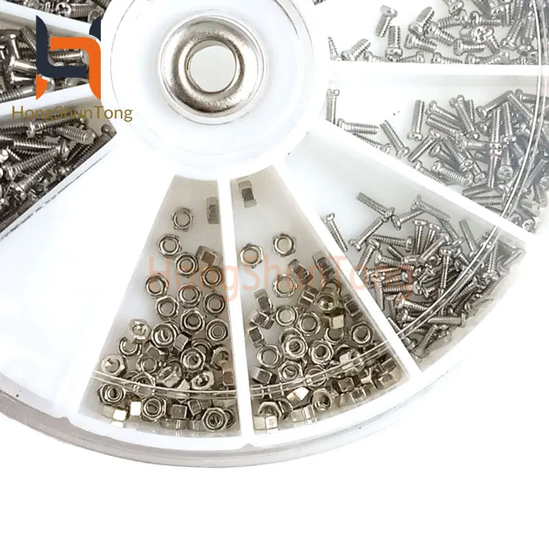 600 шт./компл. 12 видов нержавеющих комплектов ремонтные детали инструменты для
