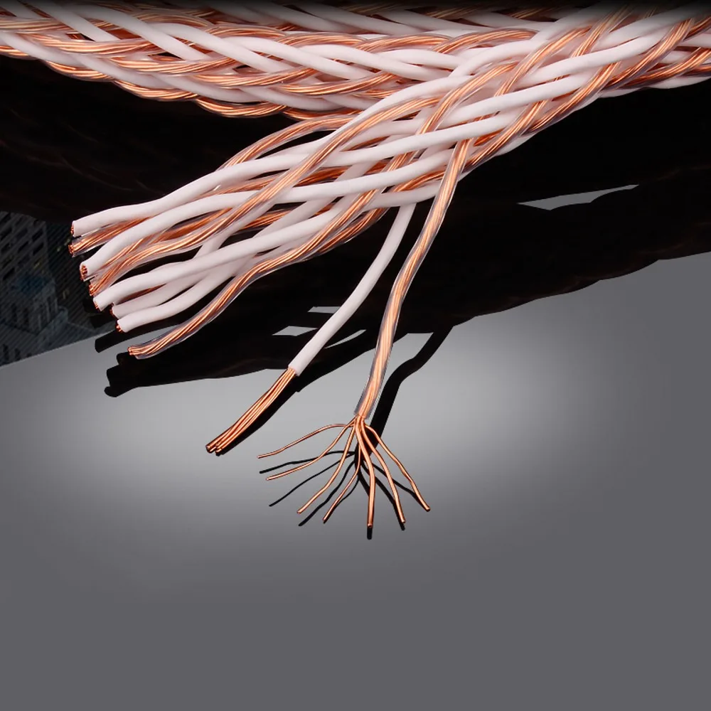 24Cores 12TC 7N OCC Pure Copper Speaker Cable Hi-End Audio Wire Loudspeaker | Электроника