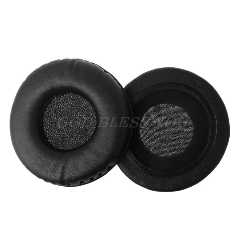 

A Pair of Black Replacement Ear Pads Cushions for Sony MDR-V55 MDR V500 V500DJ V55 MDR-7502 Headphones 80mm Drop Shipping