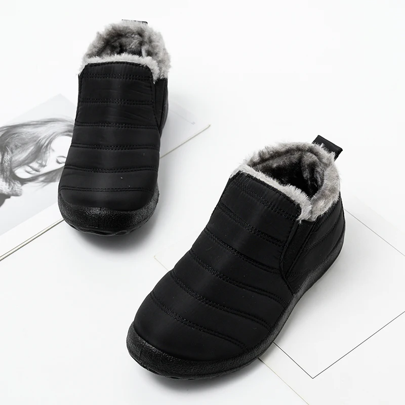 Новинка 2022 мужские ботинки модные зимние для мужчин меховые плюшевая мужская