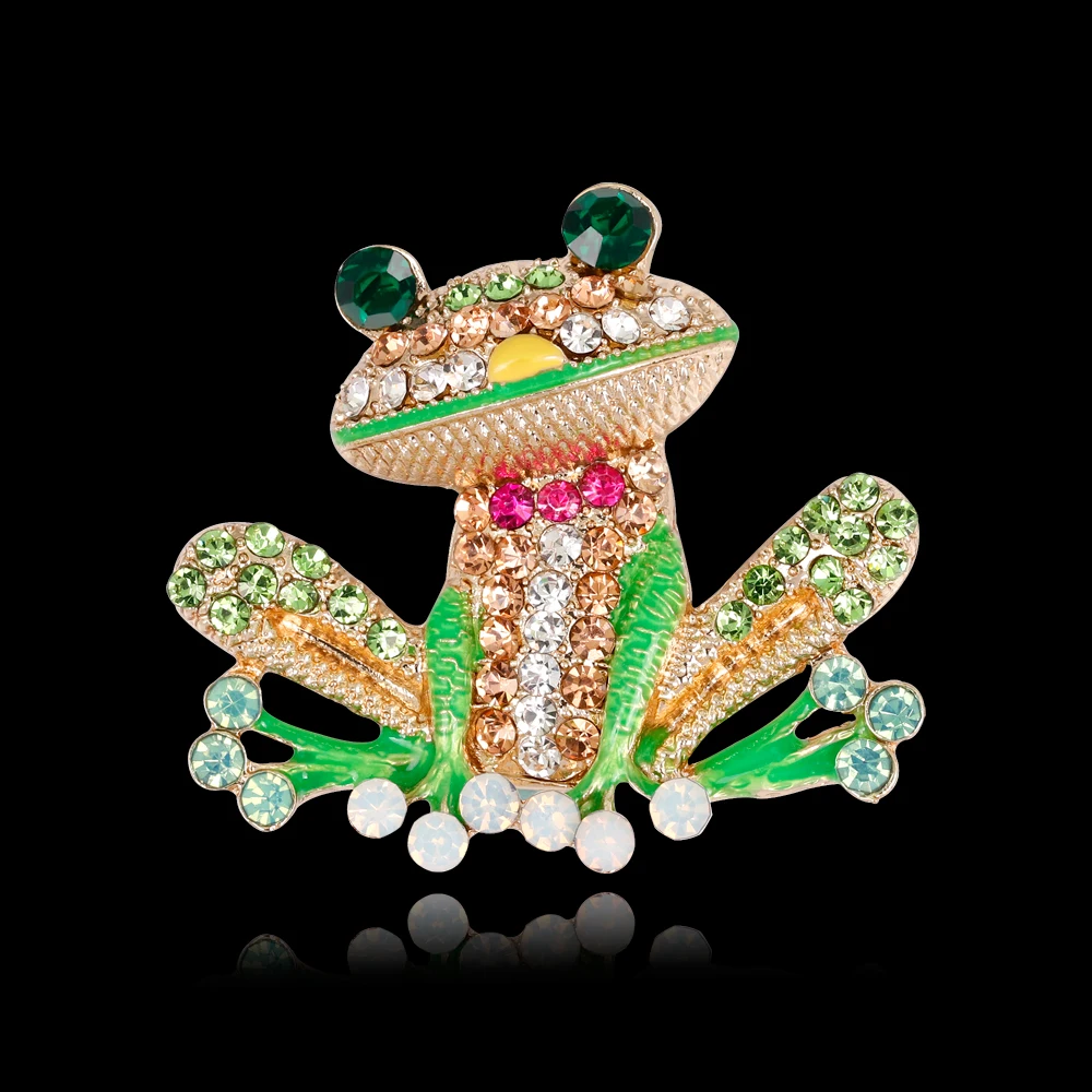 Брошь Pepe эмалированные булавки аксессуары мультяшная милая зеленая лягушка