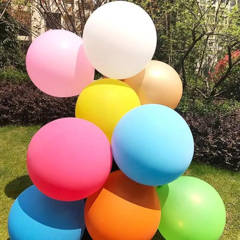 5 шт./лот цветные утолщенные латексные шары 36 дюймов большой круглый воздушный