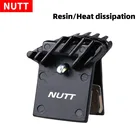 Дисковые Тормозные колодки для горных велосипедов, 1 пара, 2 наконечника, гидравлический суппорт, теплоотвод, полуметаллическая смола, для охлаждения MTB