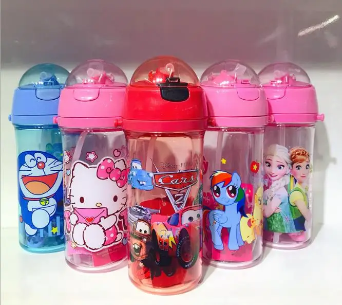Горячая печатных hello kitty моя бутылка веревка мультфильм Спортивная для питья вода бутылка для детей подарок кормления