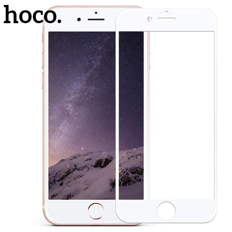 HOCO 0,25 мм полное покрытие Защитное стекло для iPhone 7 8 6 Plus на iPhone 6S протектор экрана 3D закаленное стекло