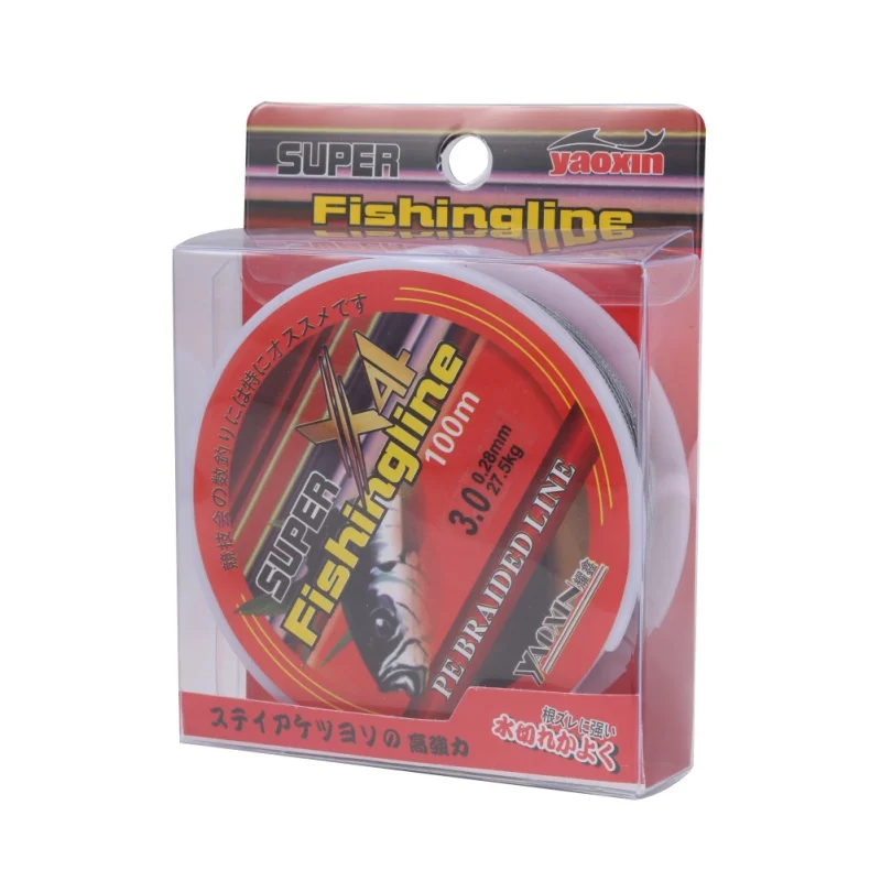 Рыболовная леска 4 нити прочная плетеная рыболовная проволока из полиэтилена для