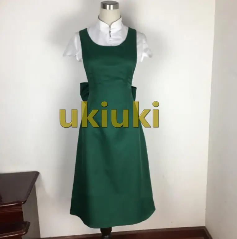 Kushina Uzumaki Cosplay Green Dress Costume |
