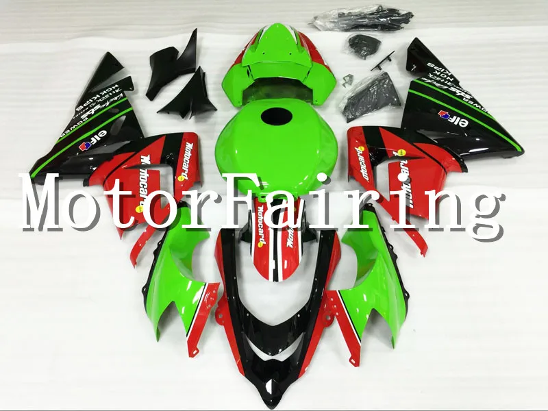 

Набор обтекателей кузова мотоцикла подходит для ниндзя ZX10R 2004 2005 ZX-10R ABS Пластик инжекционного метода литья Moto корпуса Z1005A683