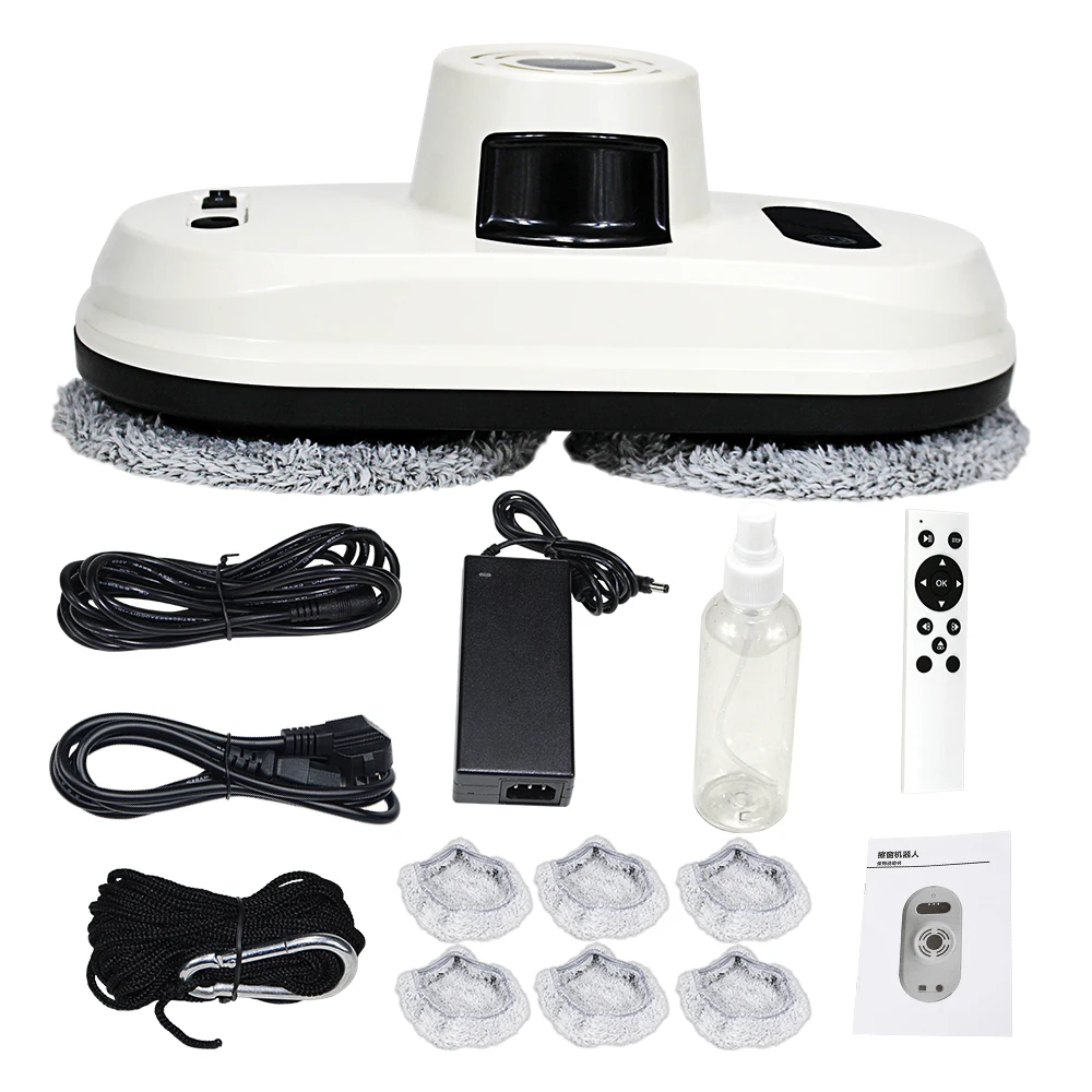 Phoreal Robot Vacuum Cleaner Window Washer Remote Control Anti-Falling Electric Glass Window Cleaner Robot
