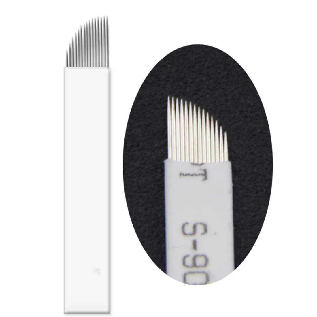 

50pcs Microblading Tattoo needles for Microblading Embroidery Pen Pernement Makeup Eyebrow Tattoo Pen Machine 7 9 11 12 14 pin