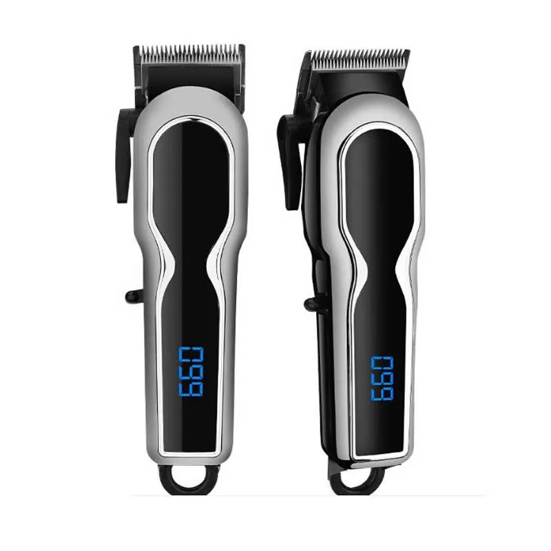

Машинка для стрижки волос shinon, перезаряжаемая от USB, с ЖК-дисплеем