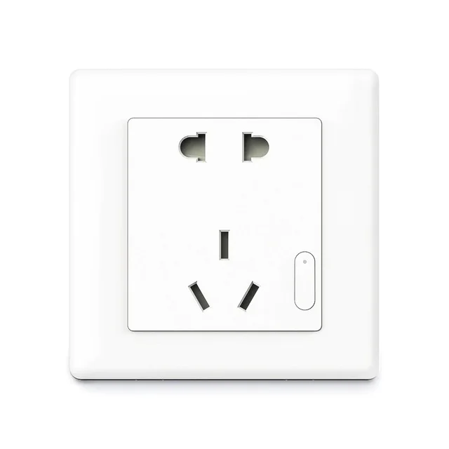 white Xiaomi Aqara умная настенная розетка ZigBee Беспроводная Mijia настенная розетка переключатель работа для Xiaomi умный дом наборы приложение - Цвет: white